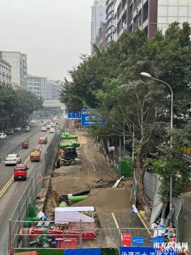 南充顺庆城区10条道路提前完成雨污分流改造-2.jpg