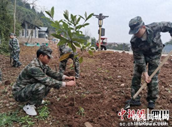 四川顺庆：预定新兵种下“从军树”许下“强军愿”-1.jpg