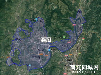 达州市2区4县1市城区面积排名，通州区排第一，知道谁排最后吗-y8.jpg