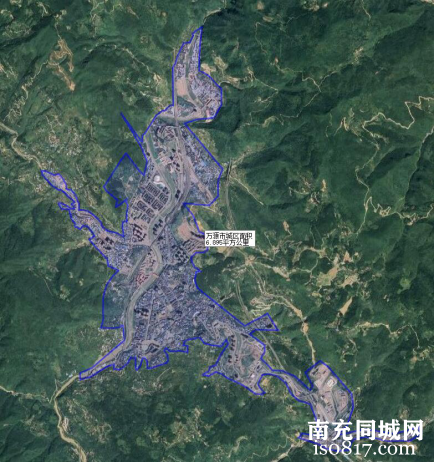 达州市2区4县1市城区面积排名，通州区排第一，知道谁排最后吗-y9.jpg