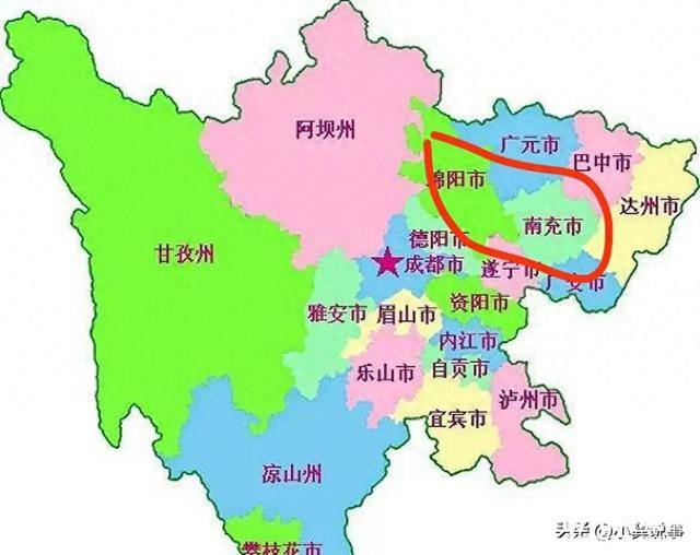 南充在四川的地理位置比绵阳来说更居中，为何经济赶不上绵阳？-1.jpg